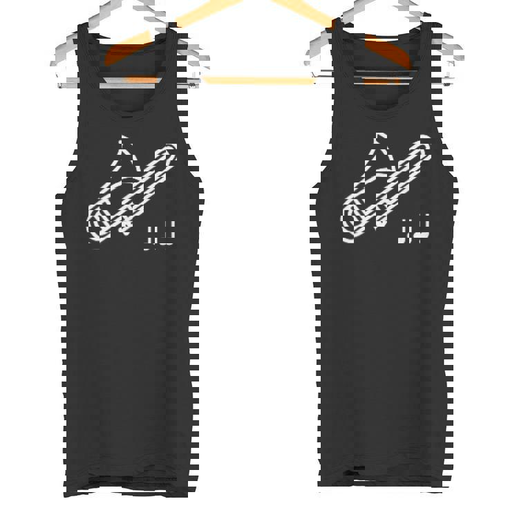 トロンボーン 音符 楽譜 音楽 楽器 タンクトップ