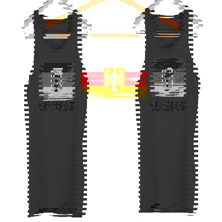 ドイツ退役軍人tシャツ イーグルとフラッグ – 愛国的なゲルマ タンクトップ