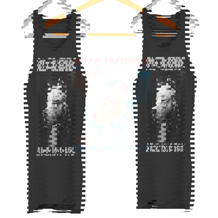 ドゴ・アルヘンティーノは私の同類です オーナー ドゴ・アルヘンティーノ タンクトップ