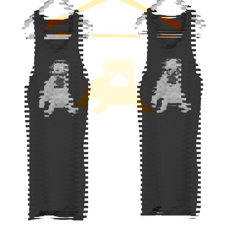 ドッグパグ ドッグモチーフ 犬好きへのギフト パグ タンクトップ