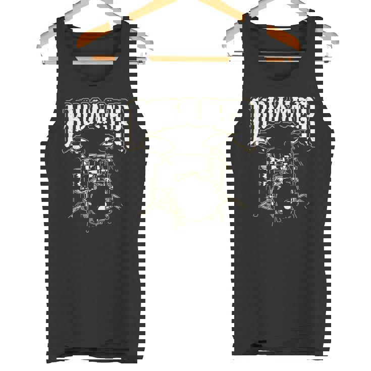 ドラマー、ティードラム、ドラムプレーヤーへのギフトに。 タンクトップ