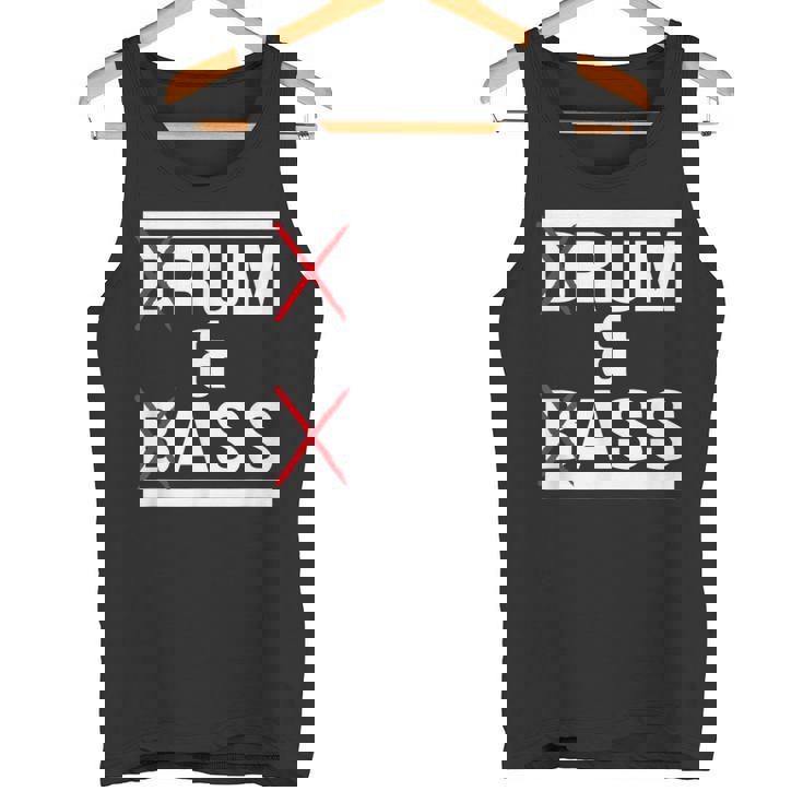 ドラムンベース Dnb 面白いモチーフ タンクトップ