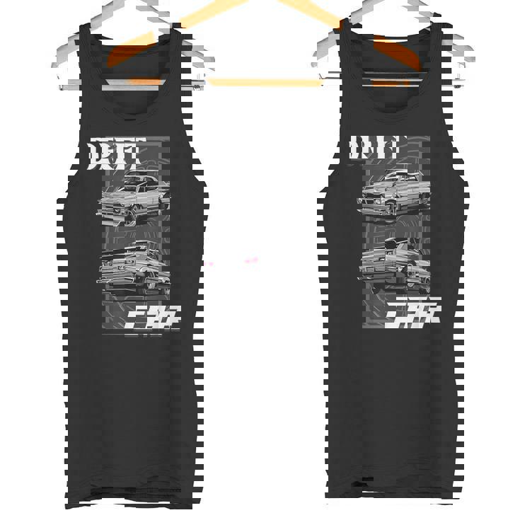 ドリフトカー ジャパニーズクラシックチューニングカー タンクトップ