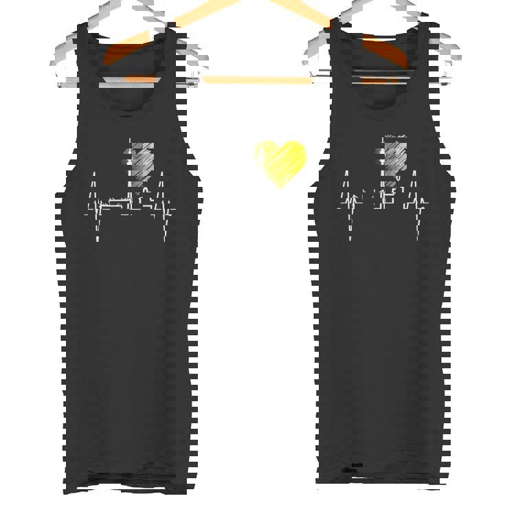 ドルトムント スカイライン ハートビート ルールポット ドイツ アイラブドルトムント I Love Dortmund タンクトップ