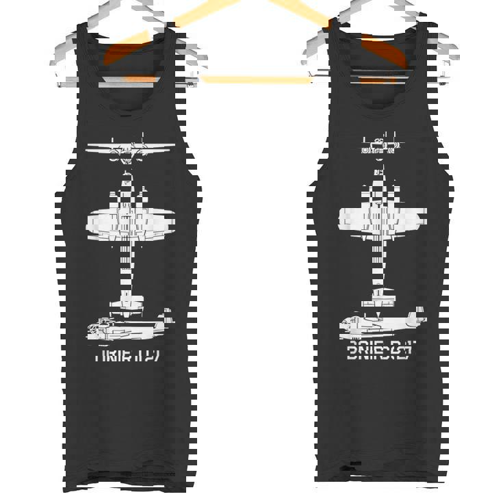 ドルニエdo217ドイツ第二次世界大戦爆撃機 タンクトップ