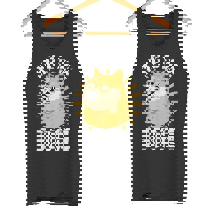 ドージコイン クリプト ライド ザ ドージ 面白い Memecoin タンクトップ