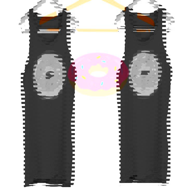 ドーナツレッドアイシングコミックグラフィック メンズ レディース 子供用 タンクトップ