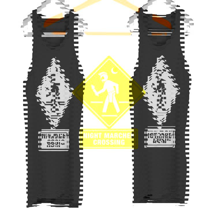 ナイトマーチャークロッシングハワイゴースト面白い タンクトップ