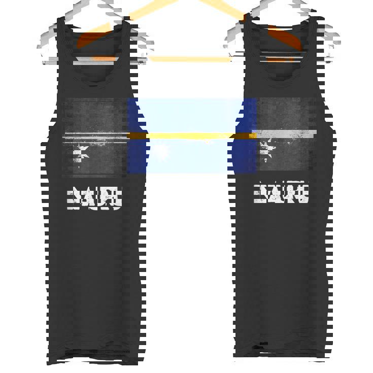 ナウルの国旗tシャツ タンクトップ