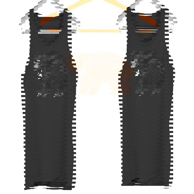 ナマケグマの絵 タンクトップ