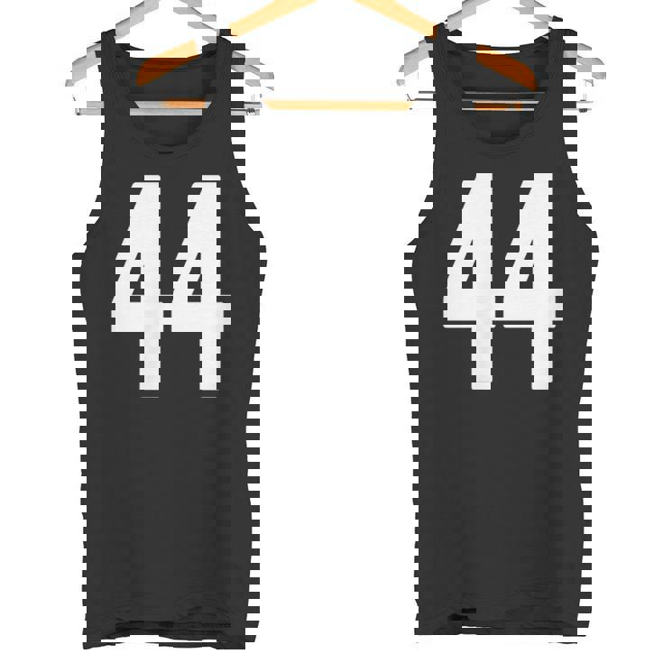 ナンバー44インチホワイトポケットスタイルバージョン。 タンクトップ