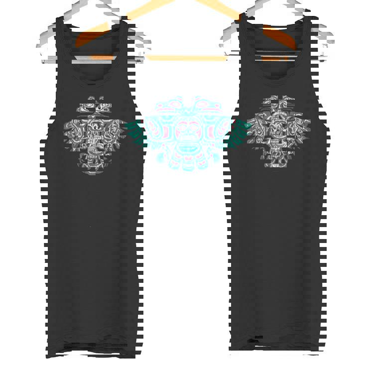 ネイティブアメリカン ハイダ サンダーバード トーテムポール ヴィンテージ タンクトップ