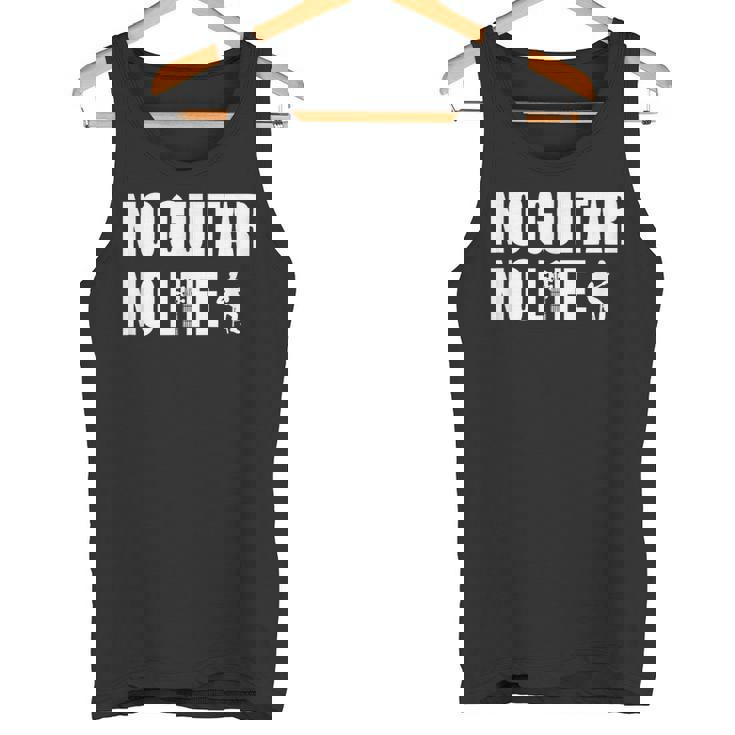 ノーギターノーライフ ギター好き クラシックギター クラシック音楽 アコースティックギター ギター部 ジャズ音楽 ギター タンクトップ