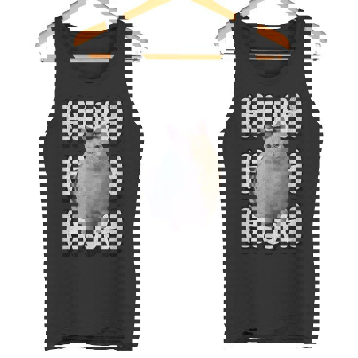 ハァッ 猫ミーム 人気 インターネットミーム Cat Day クリスマス タンクトップ