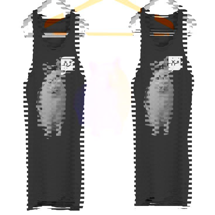 ハァ・キャット・ミーム タンクトップ