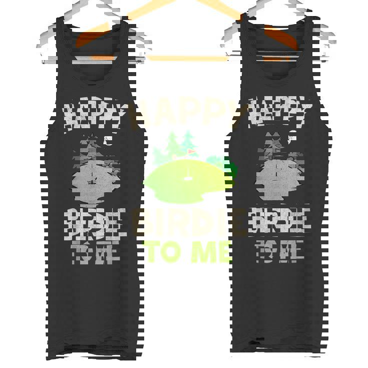 ハッピーバーディー ゴルフ 面白い ホール 文字入り メンズ おもしろ 面白い 服 オリジナル おもしろグッズ 文字 タンクトップ