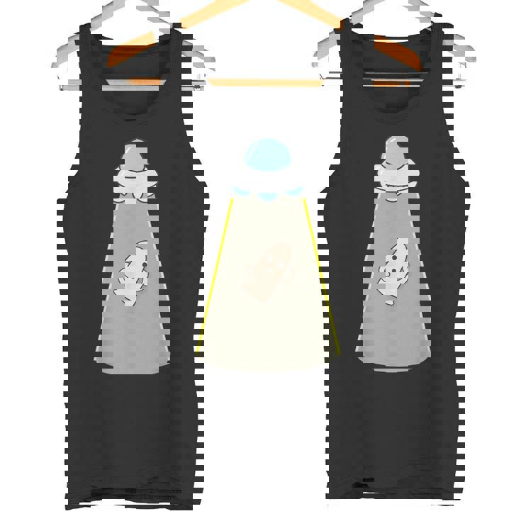 ハニワ くん 埴輪《Ufo 遭遇》【ゆるフレンズ】歴史土器 かわいい 面白い キャラクター タンクトップ