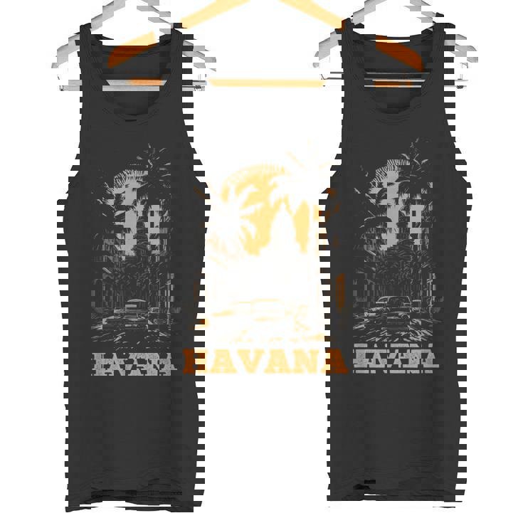 ハバナ キューバ レトロ キューバ プライド ヴィンテージ 70 年代 80 年代のスタイル タンクトップ