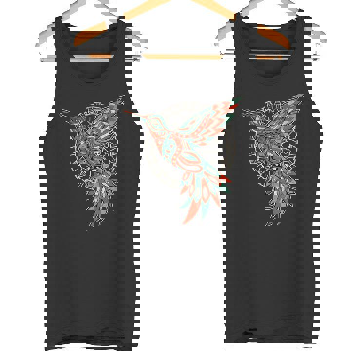 ハミングバード・トライバル・アート ネイティブアメリカン・インディアン・インディジナス タンクトップ