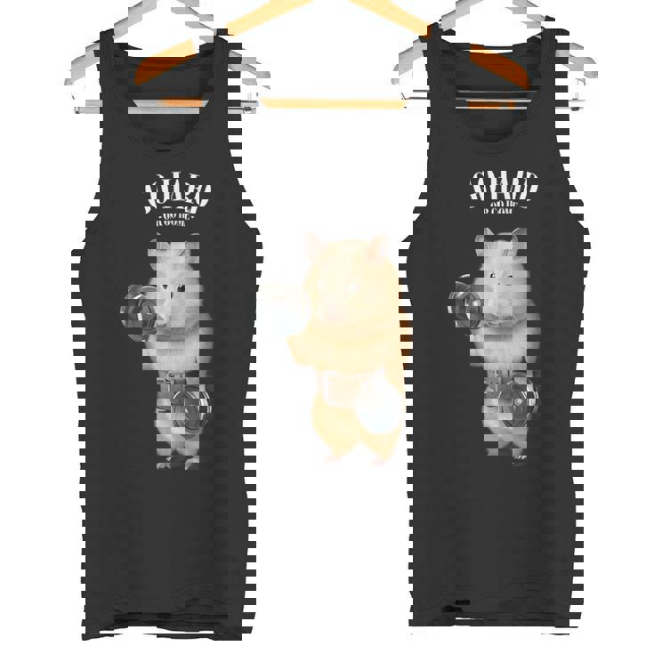 ハムスター 筋トレ ダンベル付き フィットネスジム タンクトップ