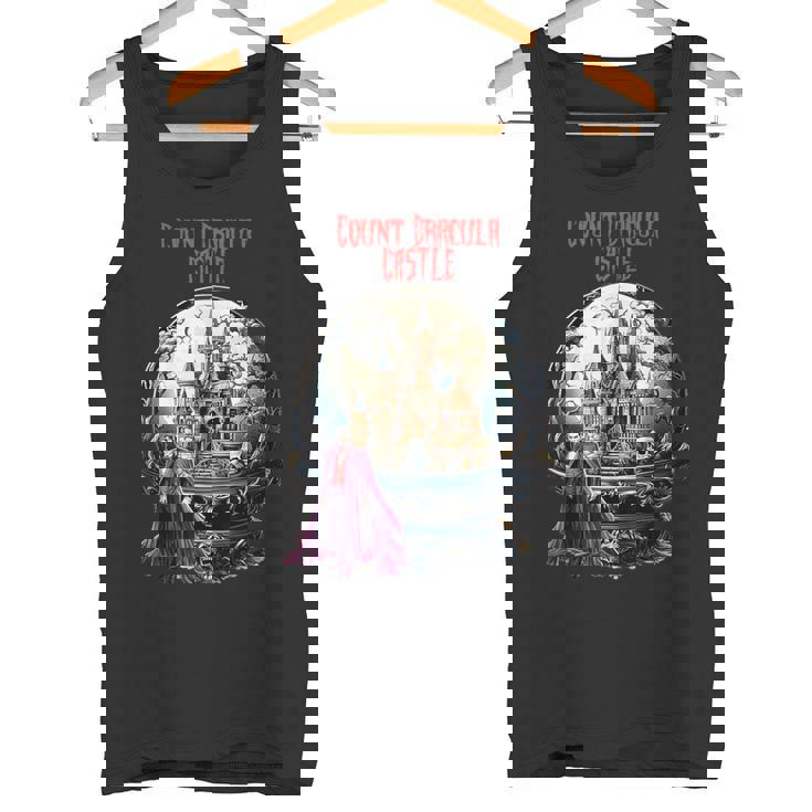ハロウィン ナイト カウント ドラキュラ城 タンクトップ