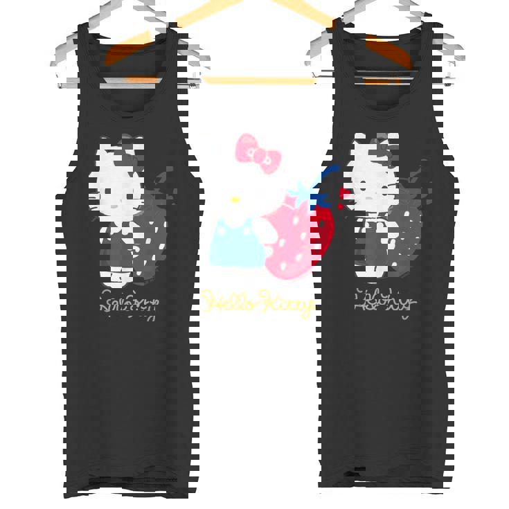 ハローキティ いちご ダークカラー タンクトップ