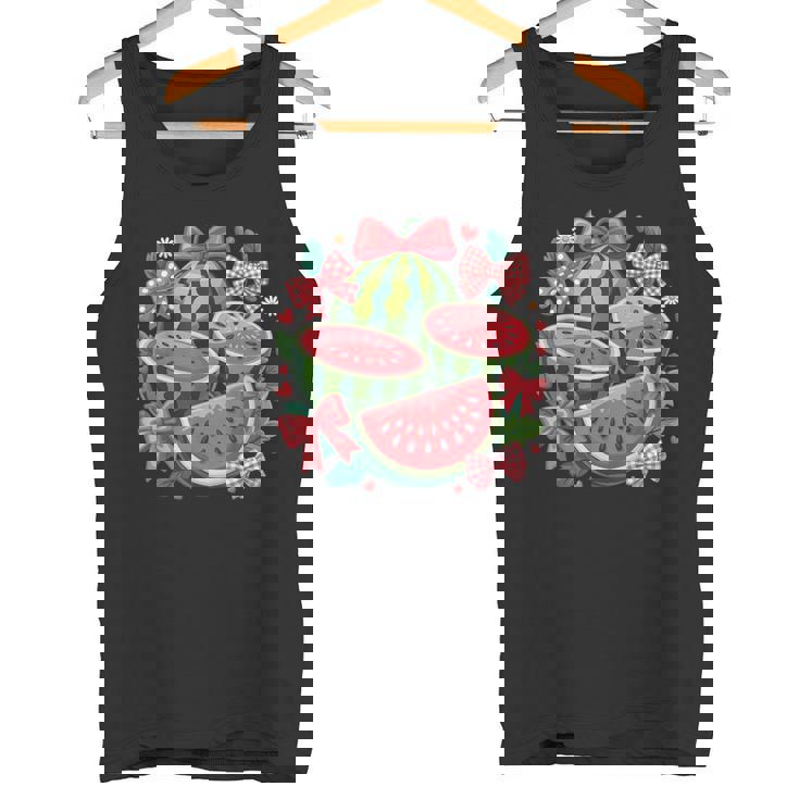 ハローサマー 2025 ガールズ スイカ おもしろバケーション キッズ タンクトップ