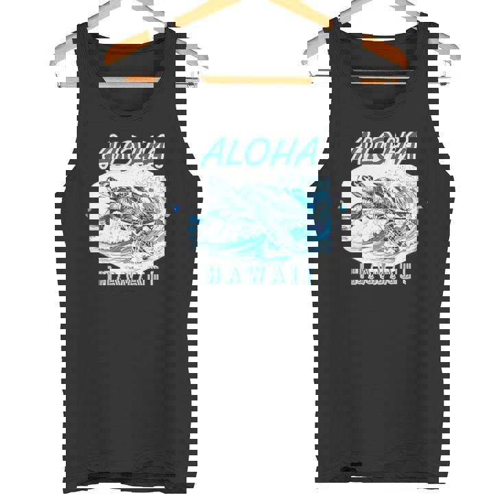 ハワイ ハワイアン ワイキキビーチ サーフボート ヤシの木 アロハ 夏 風景 海好き ウミガメ 波乗り タンクトップ