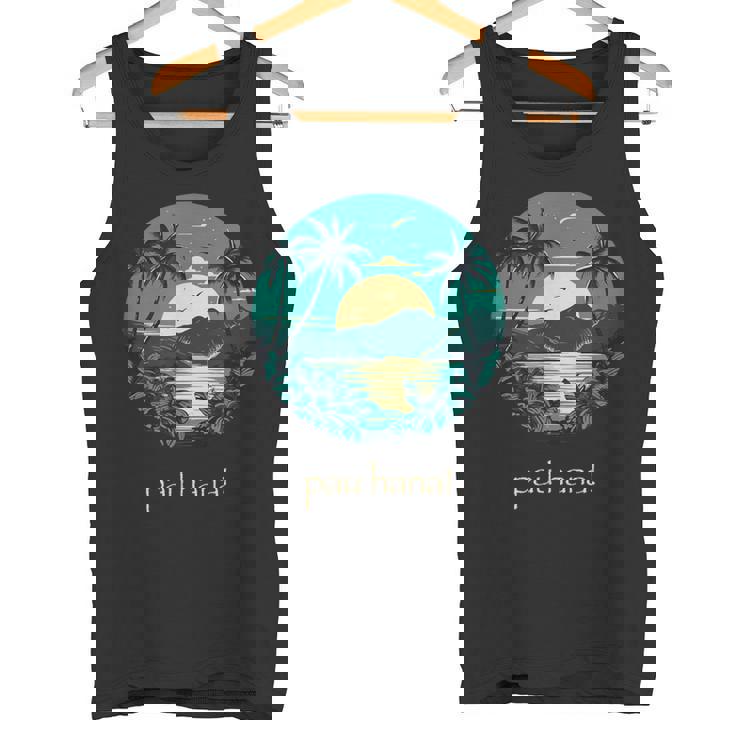 ハワイ語のパウハナはハッピータイムを意味します タンクトップ