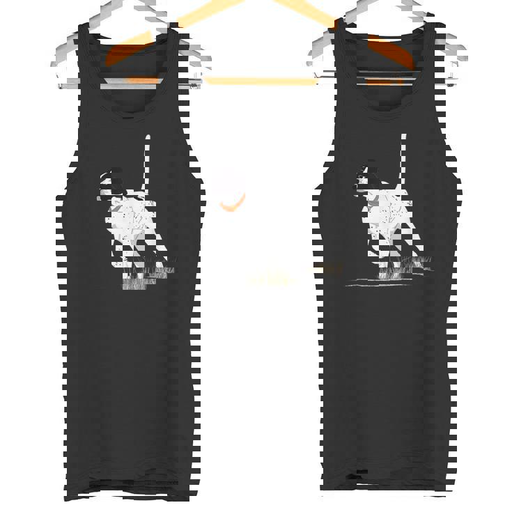 ハンターのためのバードハンティング メンズ イングリッシュポインター ドッググラフィック タンクトップ