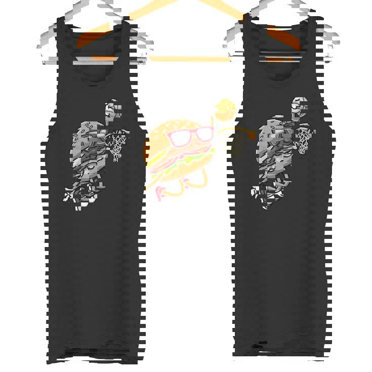 ハンバーガー バスケットボール ファーストフード バスケットボール選手 タンクトップ