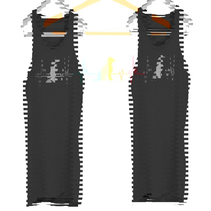 ハートビート デザイン アメリカン コッカー スパニエル犬 タンクトップ