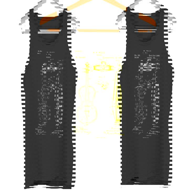 バイオリン奏者 バイオリン ビンテージ 特許 ストリング オーケストラ タンクトップ