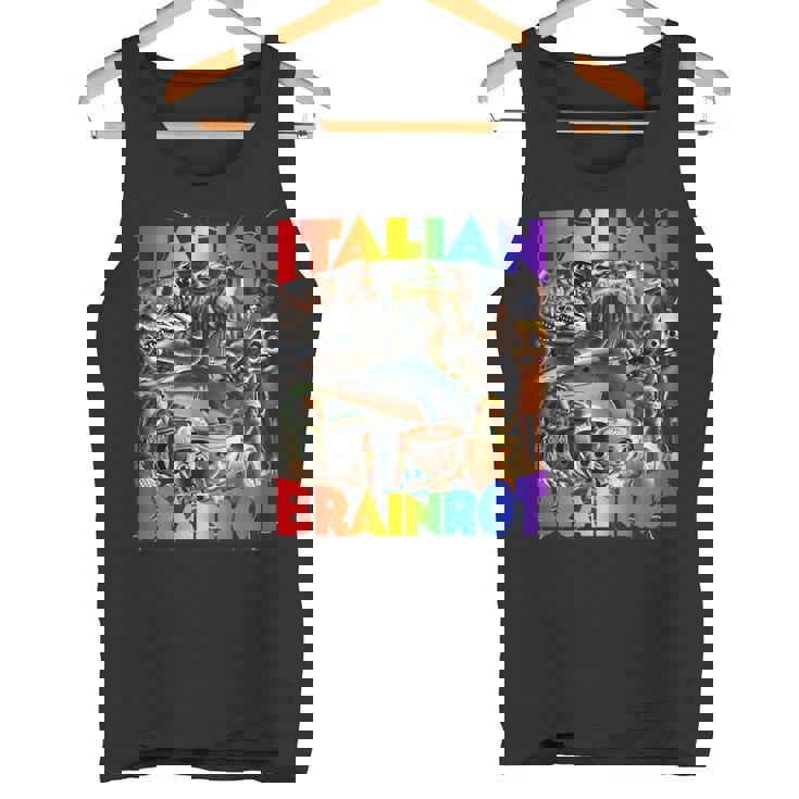 バイラルイタリアンブレインロットミーム-イタリアンブレインロット。 タンクトップ