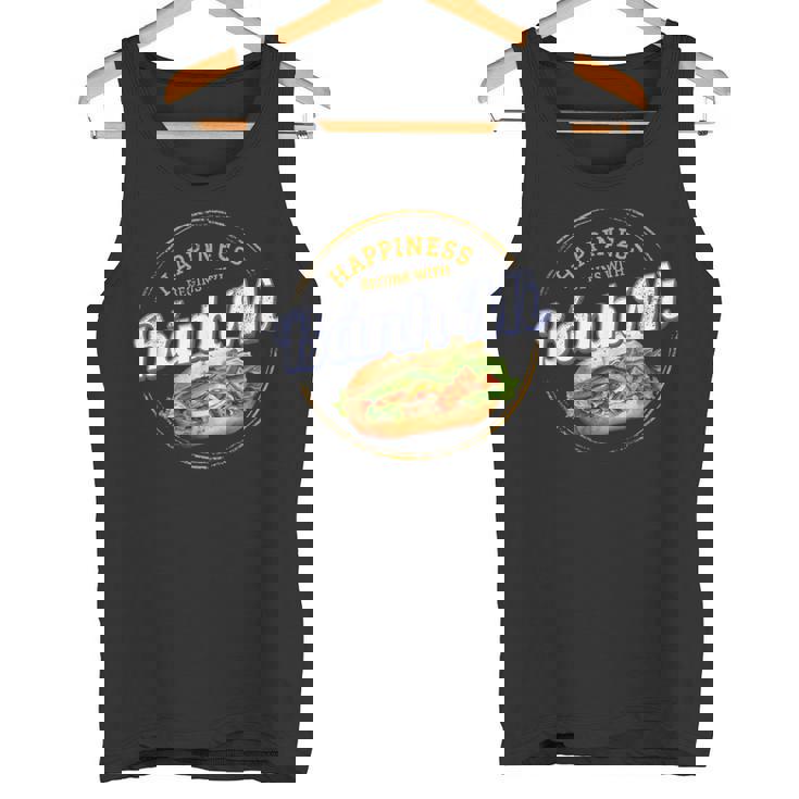 バインミー 屋台の食べ物 バゲット ヴィンテージ ベトナム レトロ お土産 タンクトップ