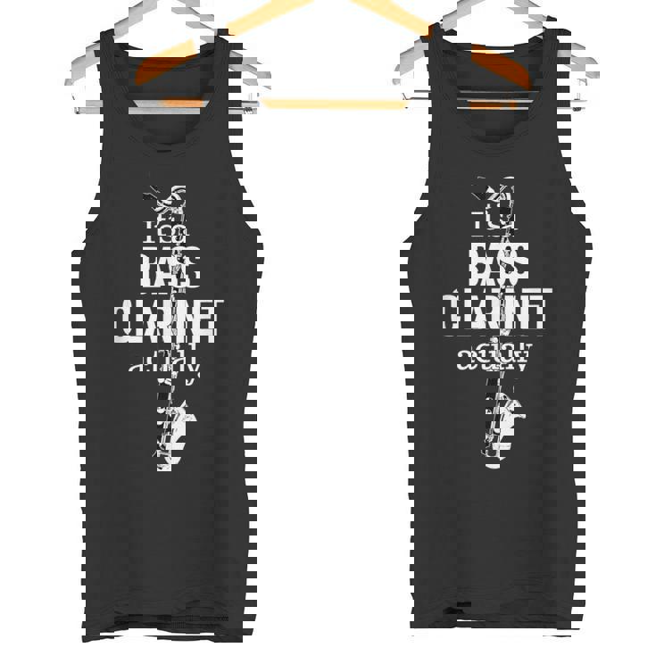 バスクラリネット奏者のためのクラリネットユーモア 面白いバスクラリネット Bass Clarinet タンクトップ