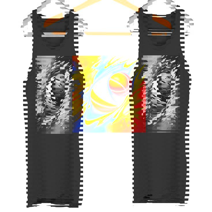 バスケットボール チーム スポーツ カラフル ボール バスケットボール愛好家 タンクトップ