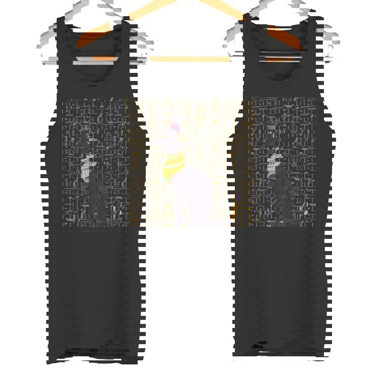 バステト エジプト 猫のヒエログリフ タンクトップ