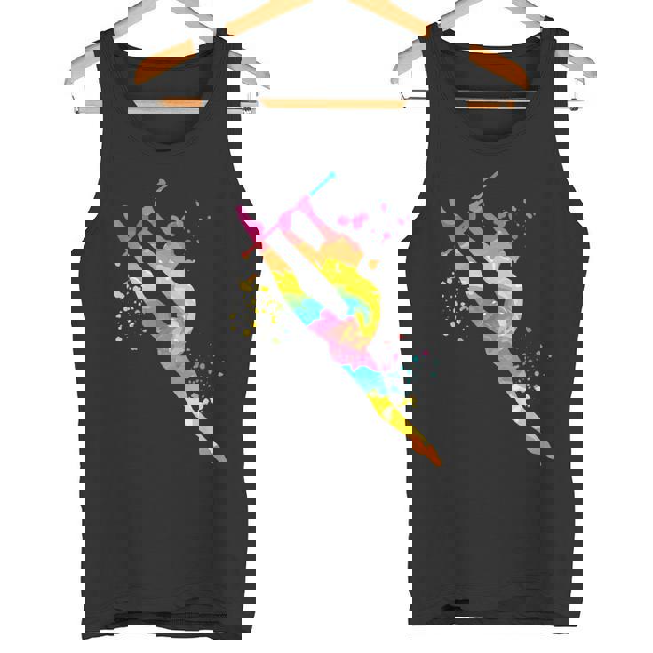 バトン付き体操 ガールズ キッズ 新体操 タンクトップ