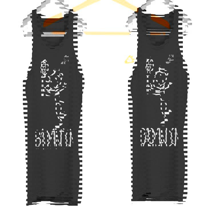 バドミントンプレーヤー バドミントンラケット シャトルコック バーディースポーツ タンクトップ