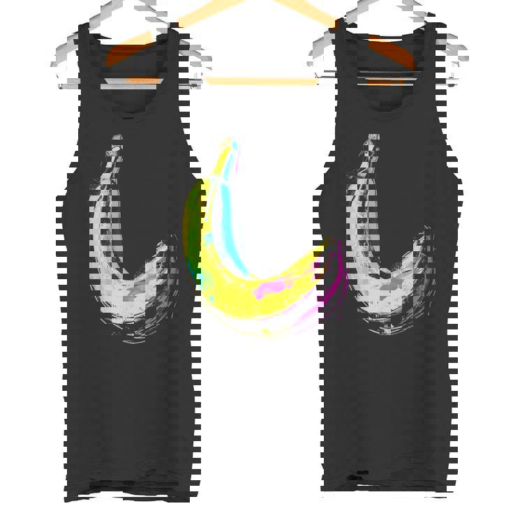 バナナ フルーツ モチーフ イラスト アート バナナ タンクトップ