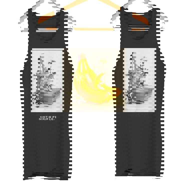 バナナの波はよく滑る タンクトップ