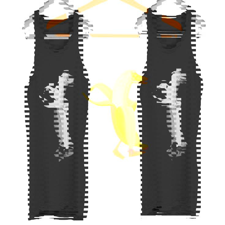 バナナアヒル。おかしいから人形の動物 タンクトップ