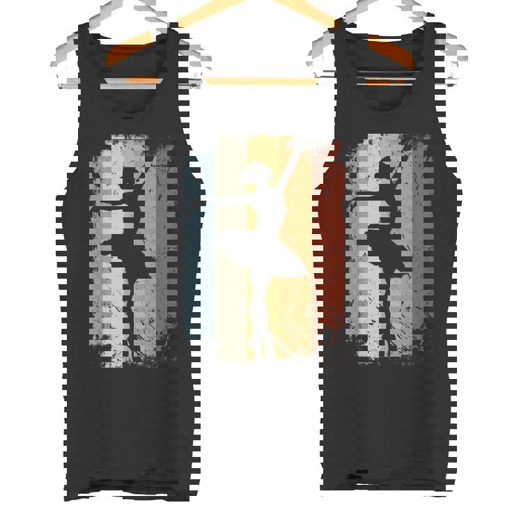 バレエダンスダンスバレリーナシューズ En Pointe ヴィンテージレトロ タンクトップ