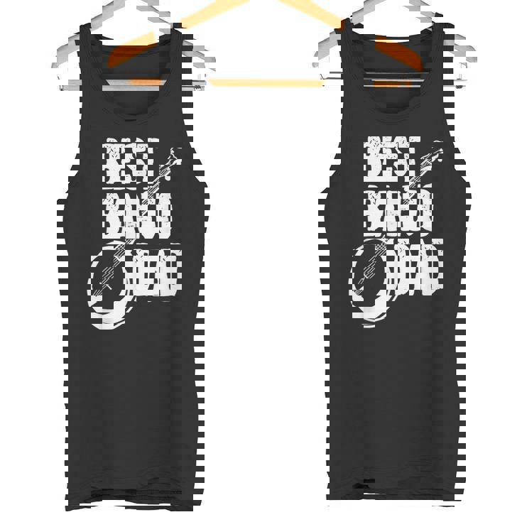 バンジョーパパ バンジョーインストラクター カントリーミュージック 父の日 タンクトップ