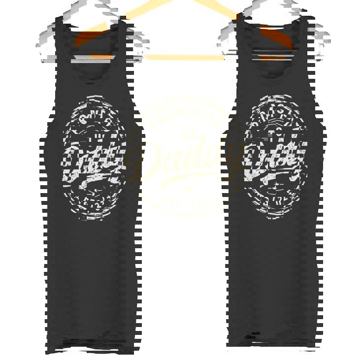 パパに昇格 2025 新パパベイビー初めてのお父さん タンクトップ