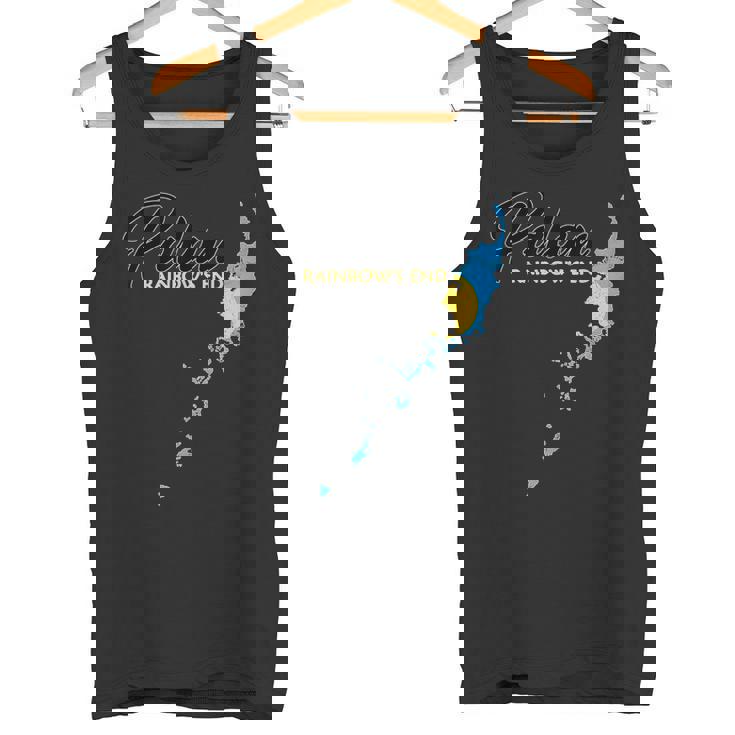 パラオ国旗 パラオ地図 タンクトップ