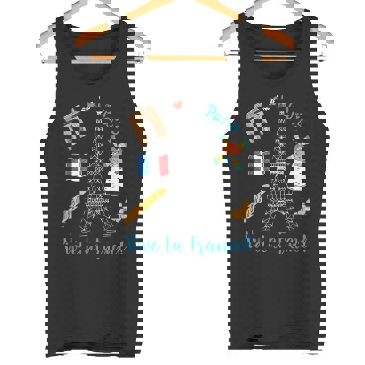 パリ お土産 エッフェル塔 フランス ヴィーヴ ラ・フランス タンクトップ