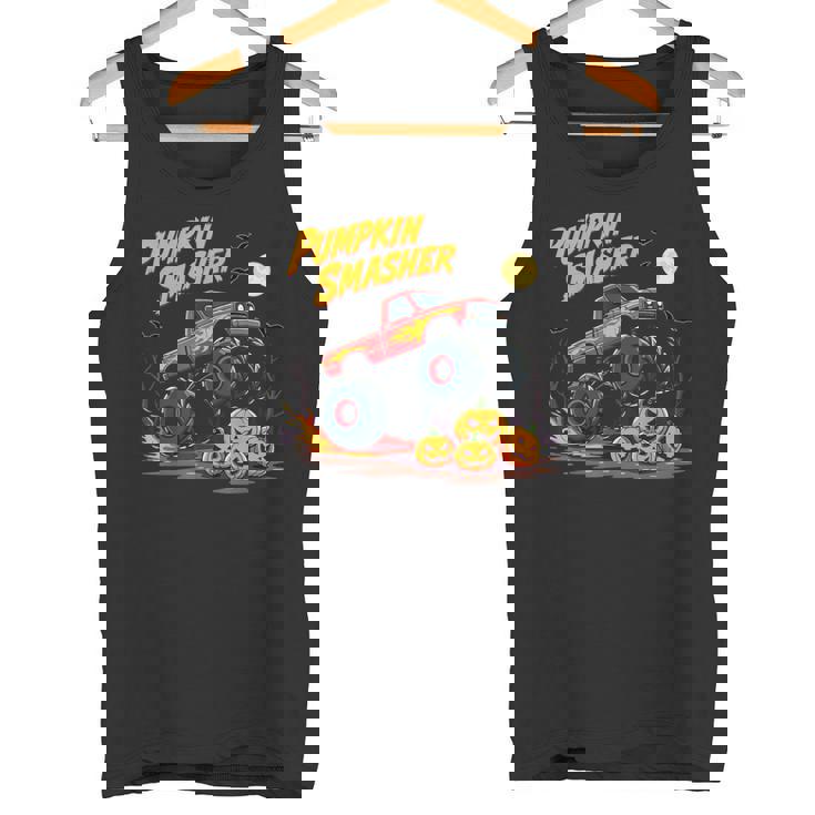 パンプキンスマッシャー モンスタートラック ハロウィン ジャック・オー・ランタン タンクトップ