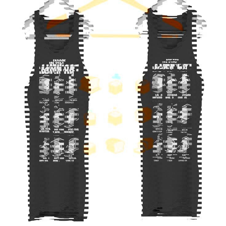 パン収納 アライメントチャート パンメーカー おもしろパン屋 タンクトップ